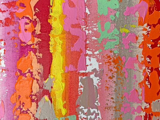 Malerei Gemälde Acryl painting gift popart frame Leinwand stripes abstract